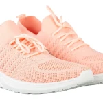 Дамски спортни обувки розови от текстилен материал  Sprin