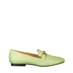 Дамски мокасини зелени от еко кожа  Dineb
