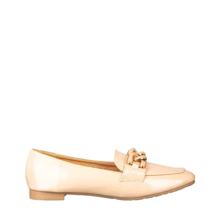 Дамски мокасини розови  от еко кожа Neka