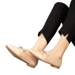 Дамски мокасини розови  от еко кожа Neka