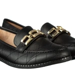 Дамски мокасини черни  от еко кожа Laith