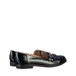 Дамски мокасини сини от еко кожа Jazia