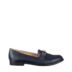 Дамски мокасини сини от еко кожа Hogan