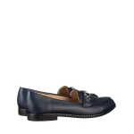 Дамски мокасини сини от еко кожа Hogan