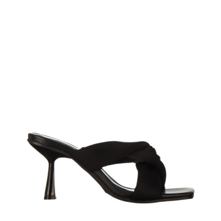 Дамски чехли черни от еко кожа  Berta