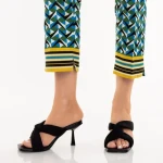 Дамски чехли черни от еко кожа  Berta