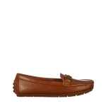 Дамски мокасини камел от еко кожа  Cecil