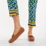 Дамски мокасини камел от еко кожа  Cecil