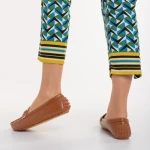 Дамски мокасини камел от еко кожа  Cecil