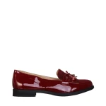 Дамски мокасини червени  от еко кожа  Jevi