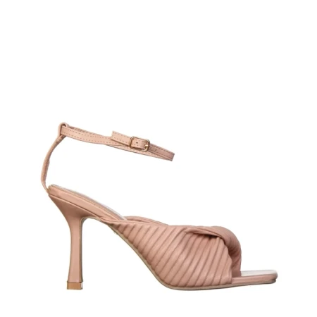 Дамски сандали бежови от еко кожа  Zuleika