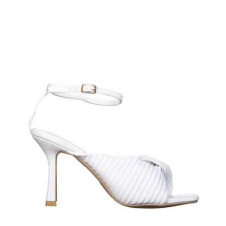 Дамски сандали бели  от еко кожа  Zuleika