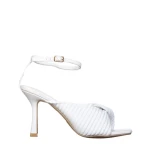 Дамски сандали бели  от еко кожа  Zuleika