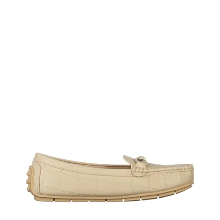 Дамски мокасини бежови от еко кожа  Ariella