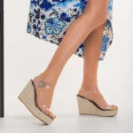 Дамски сандали черни  от еко кожа  Yumma