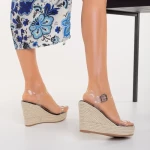 Дамски сандали черни  от еко кожа  Yumma