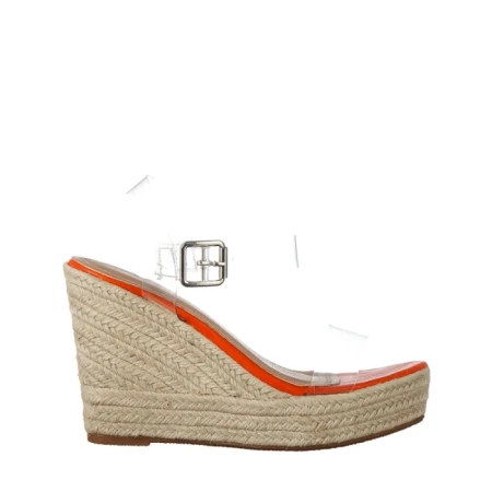 Дамски сандали оранжеви  от еко кожа  Yumma