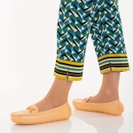 Дамски мокасини оранжеви  от еко кожа  Cecil