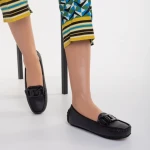 Дамски мокасини черни от еко кожа  Addison