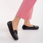Дамски мокасини черни от еко кожа  Ariella