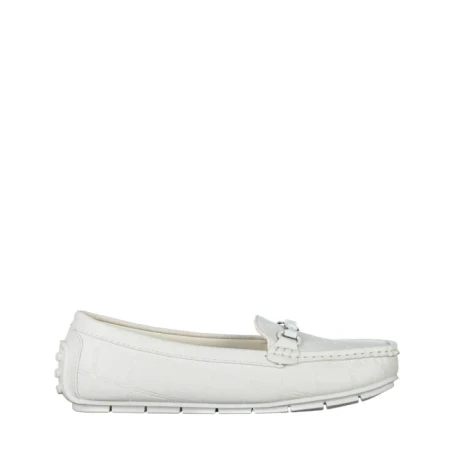 Дамски  мокасини бели от еко кожа  Ariella