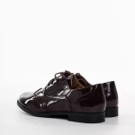 Дамски мокасини червени  от еко кожа  Neha