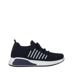 Дамски спортни обувки сини от текстилен материал Biriza