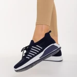 Дамски спортни обувки сини от текстилен материал Biriza