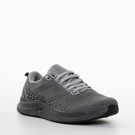 Мъжки спортни обувки сиви от текстилен материал  Bendi