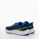 Мъжки спортни обувки сини от текстилен материал  Bendi