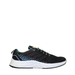 Мъжки спортни обувки  черни с ъс синьо от текстилен материал  Bendi