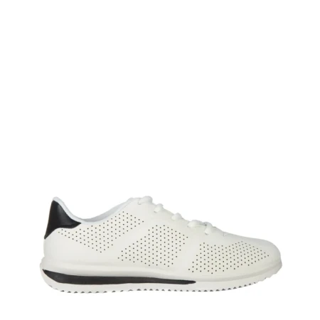 Дамски спортни обувки бели с черно от еко кожа  Zolla