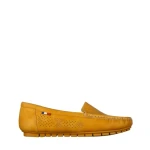 Дамски мокасини жълти от еко кожа  Vanera