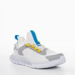 Мъжки спортни обувки бели  от текстилен материал Denyz