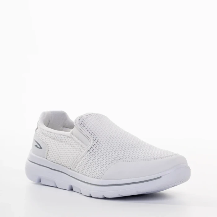 Мъжки спортни обувки  бели от текстилен материал  Kadence