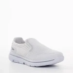 Мъжки спортни обувки  бели от текстилен материал  Kadence