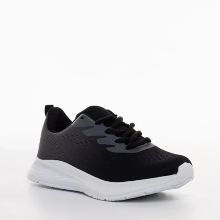 Детски спортни обувки черни от текстилен материал  Stilla