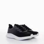 Детски спортни обувки черни от текстилен материал  Stilla