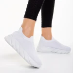 Дамски спортни обувки  бели от текстилен материал  Erimona