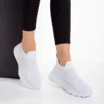 Дамски спортни обувки  бели от текстилен материал  Erimona