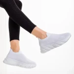 Дамски спортни обувки  бели от текстилен материал  Erimona