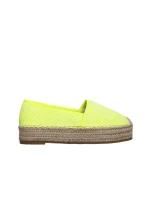 Дамски еспадрили  жълти  от текстилен материал Holland