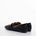 Дамски мокасини черни  от еко кожа  Genevieve