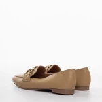 Дамски мокасини  бежови  от еко кожа  Juniper