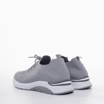 Дамски спортни обувки  сиви от текстилен материал Journi