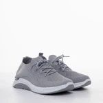 Дамски спортни обувки  сиви от текстилен материал Journi