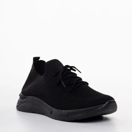 Дамски спортни обувки  черни от текстилен материал Journi