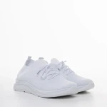 Дамски спортни обувки бели от текстилен материал Journi