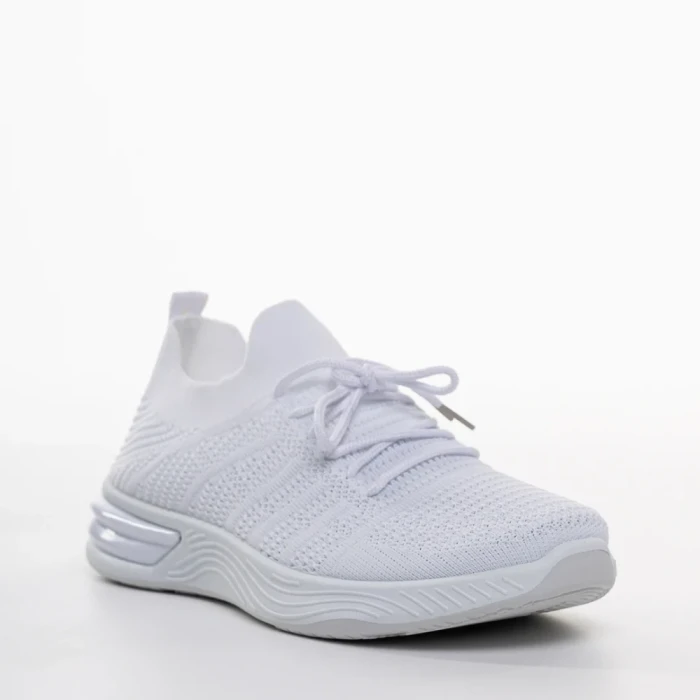 Дамски спортни обувки  бели от текстилен материал Janelle