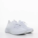 Дамски спортни обувки  бели от текстилен материал Janelle